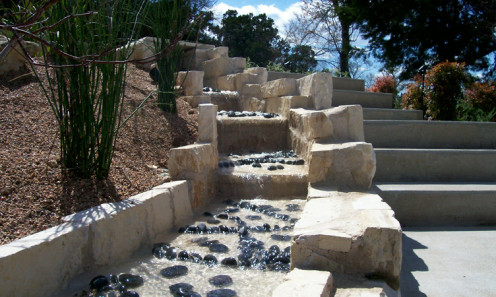 water fountain design for backyard